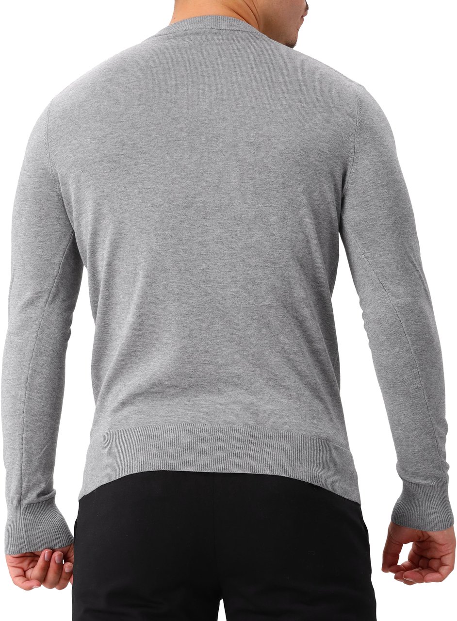 Genti Genti Gebreide Trui Grijs Round Ls Grijs