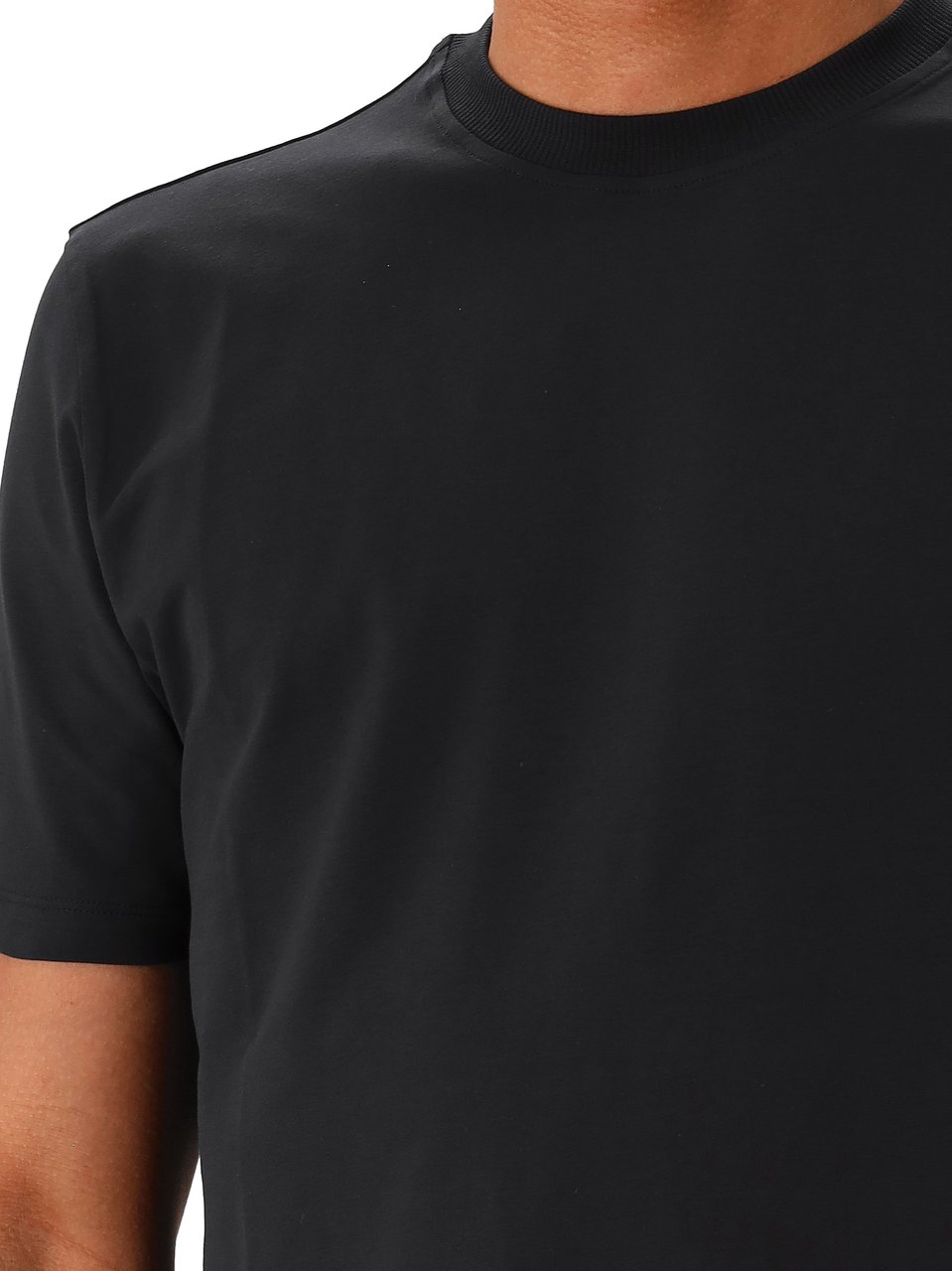 Genti Genti T-shirt Zwart Basic Zwart