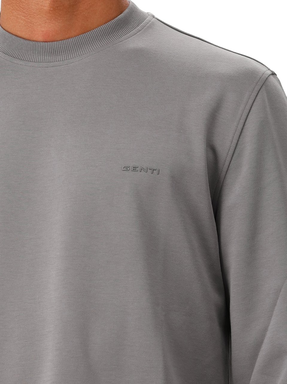 Genti Genti Longsleeve T-shirt Grijs Grijs