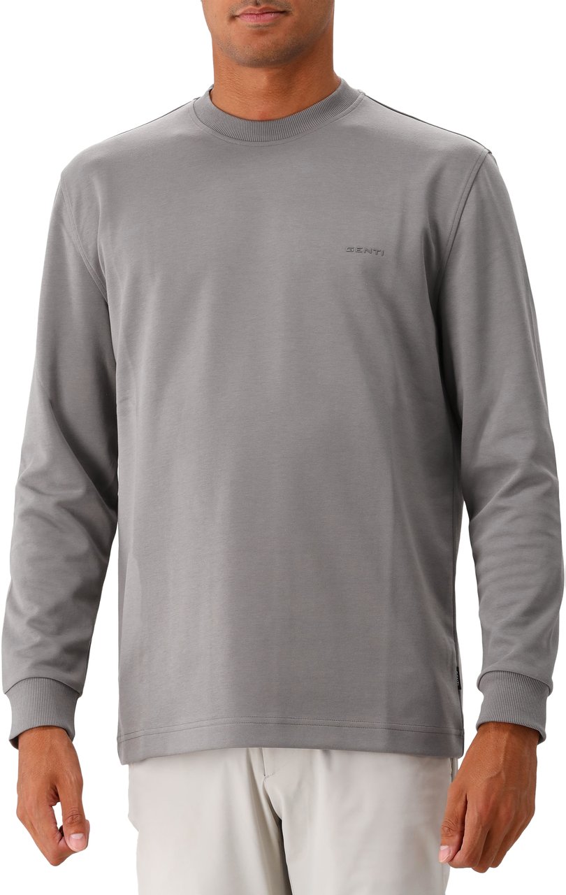 Genti Genti Longsleeve T-shirt Grijs Grijs