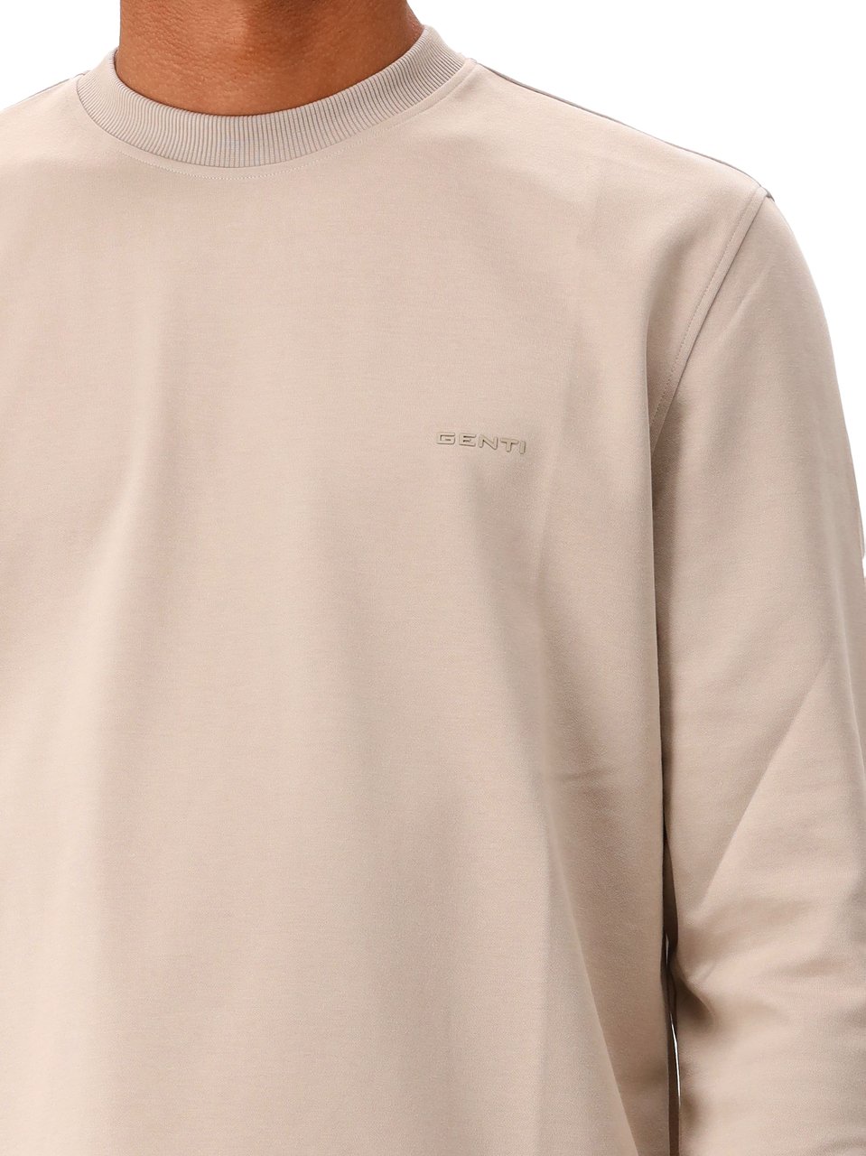 Genti Genti Longsleeve T-shirt Beige Beige