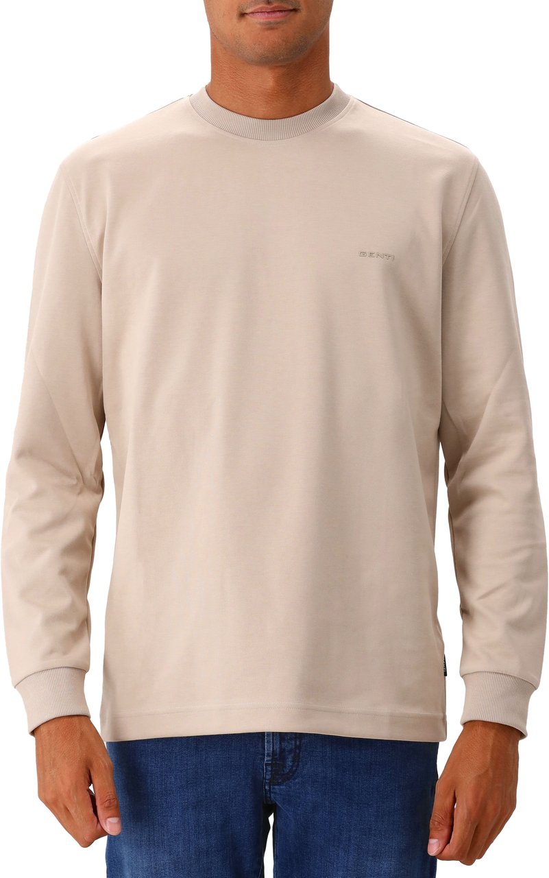 Genti Genti Longsleeve T-shirt Beige Beige