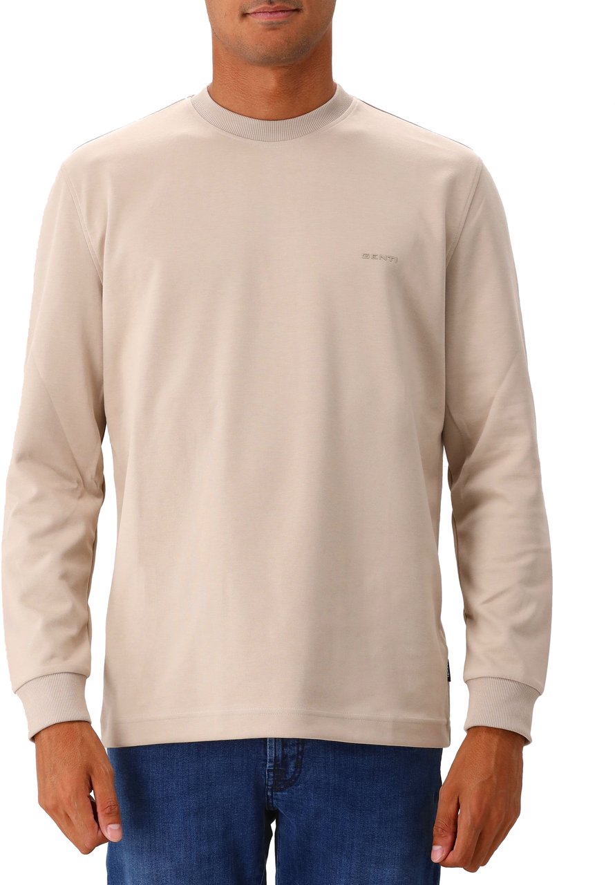 Genti Genti Longsleeve T-shirt Beige Beige