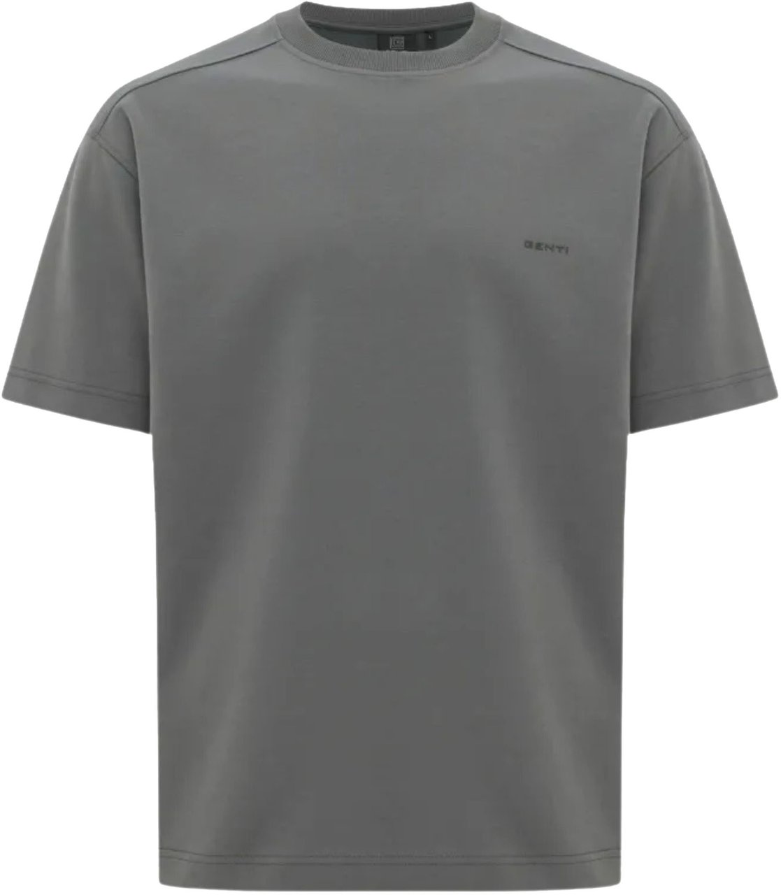 Genti Genti J4068-1227 T-shirts Donkergrijs J4068-1227 Grijs
