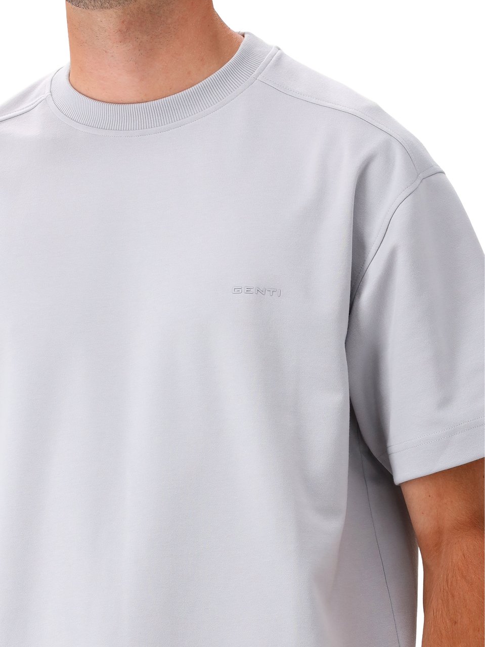 Genti Genti T-Shirt Grijs SS Grijs