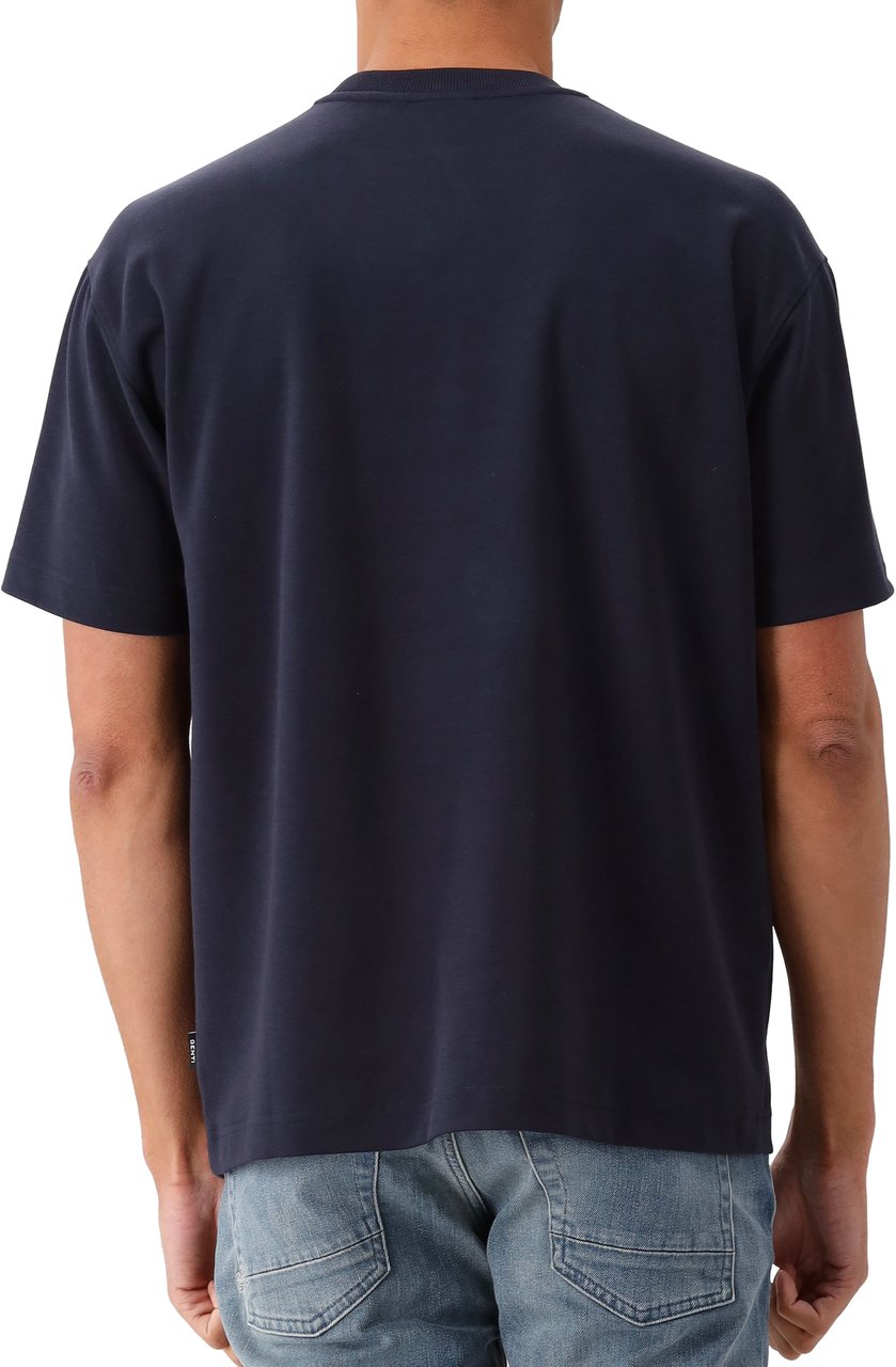 Genti Genti T-shirt Blauw SS Blauw