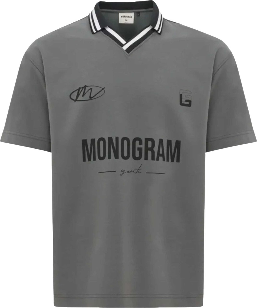 Genti Polo Ss Polos Donkergrijs J4070-1227 Grijs