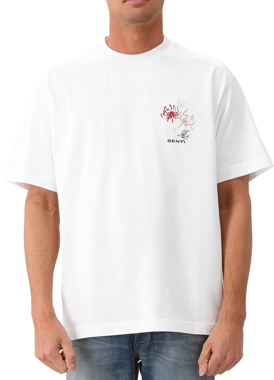 Genti Genti T-shirt Blauw SS Blauw