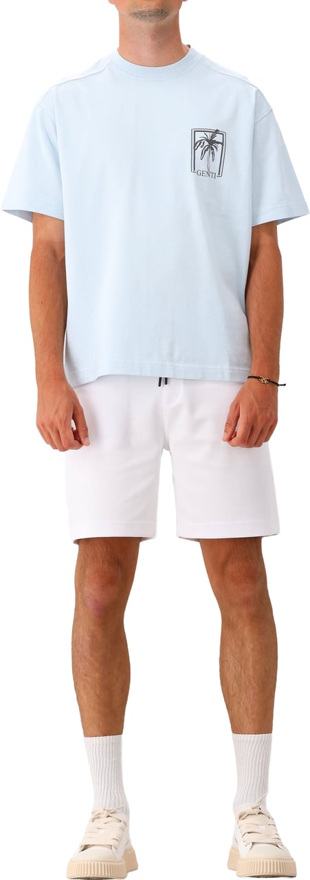 Genti Genti T-shirt Blauw SS Blauw