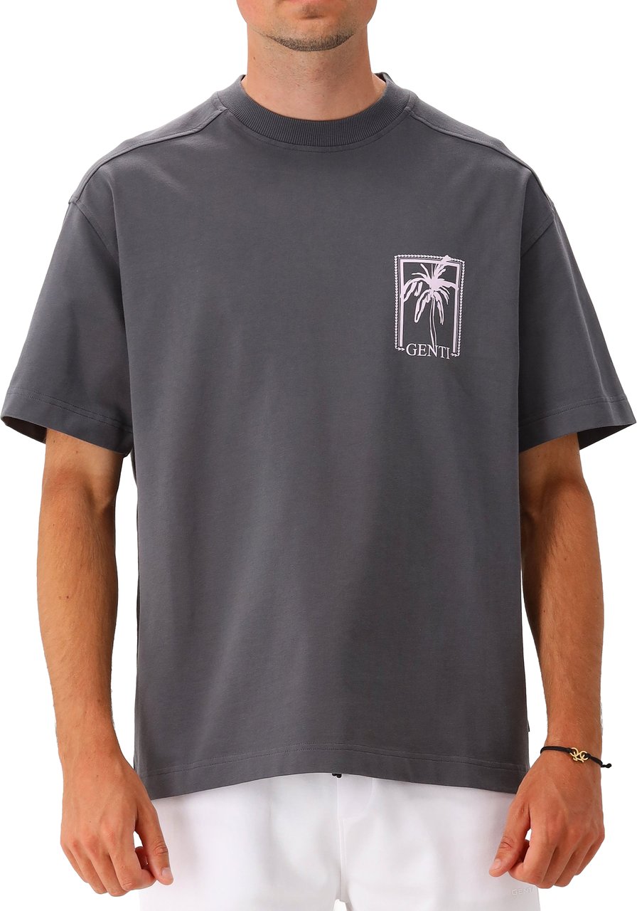 Genti Genti T-shirt Grijs SS Grijs