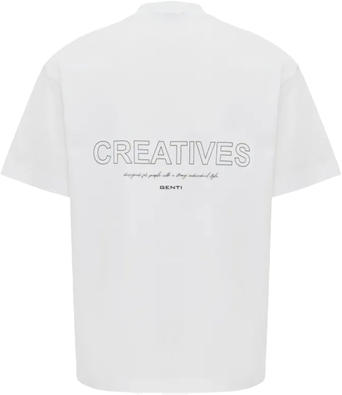 Genti Genti J4104-1242 T-shirts Wit J4104-1242 Wit