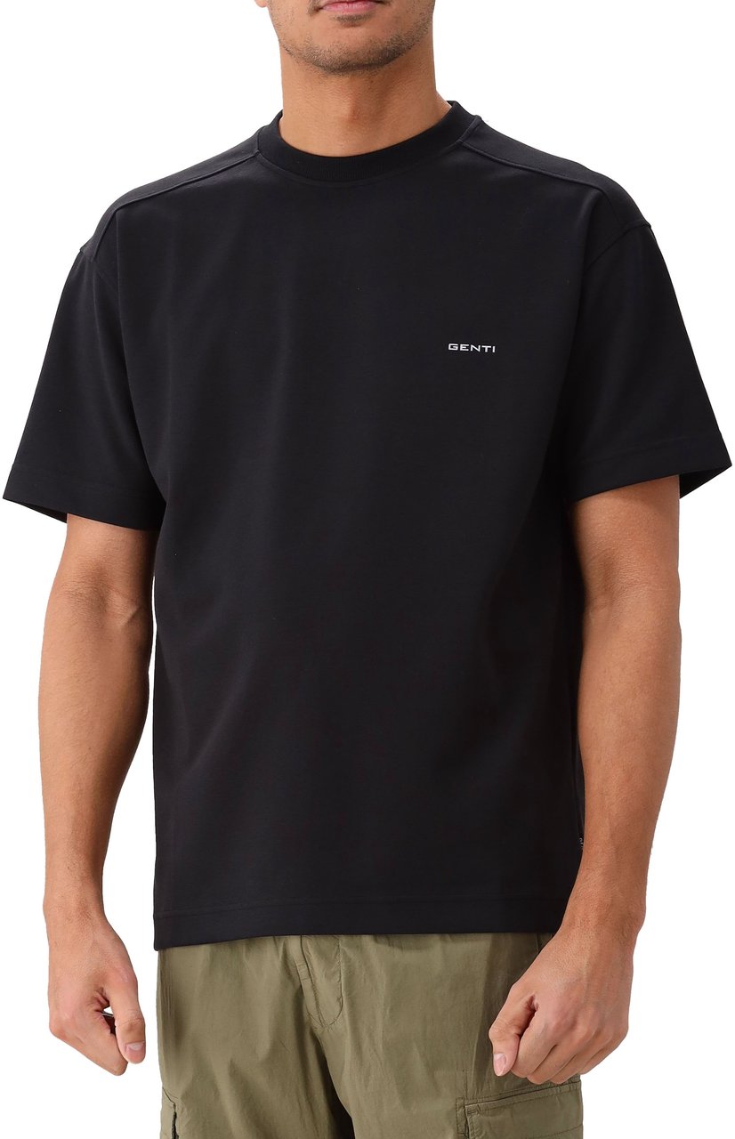 Genti Genti T-shirt Zwart Zwart