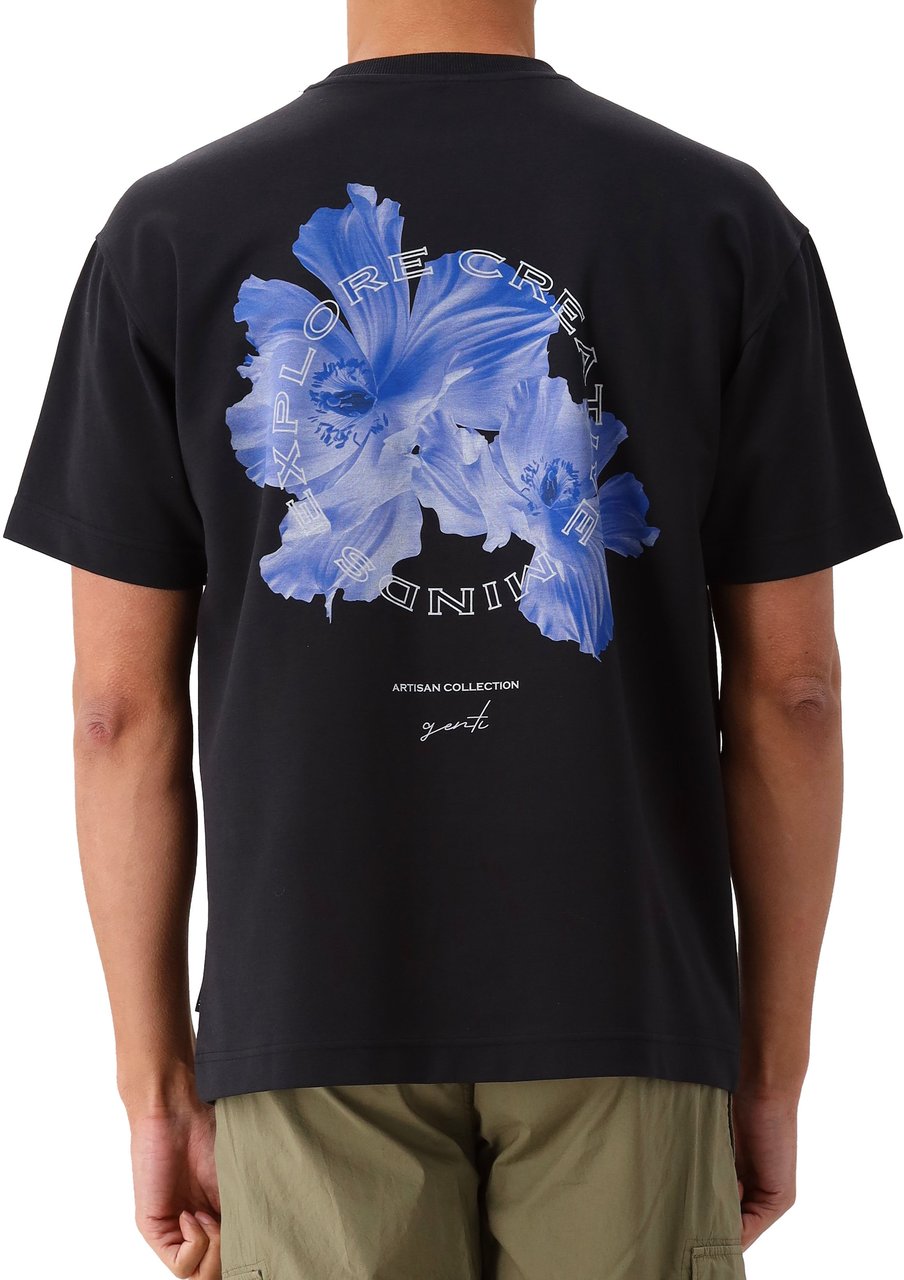 Genti Genti T-shirt Zwart Zwart