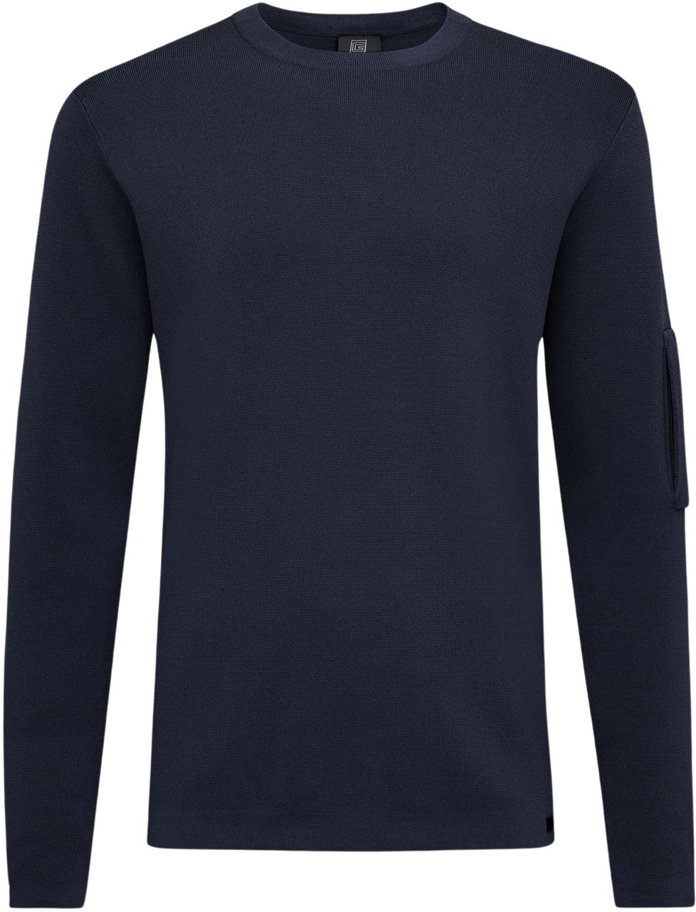 Genti Genti  Truien Donkerblauw K1140 3258 Blauw