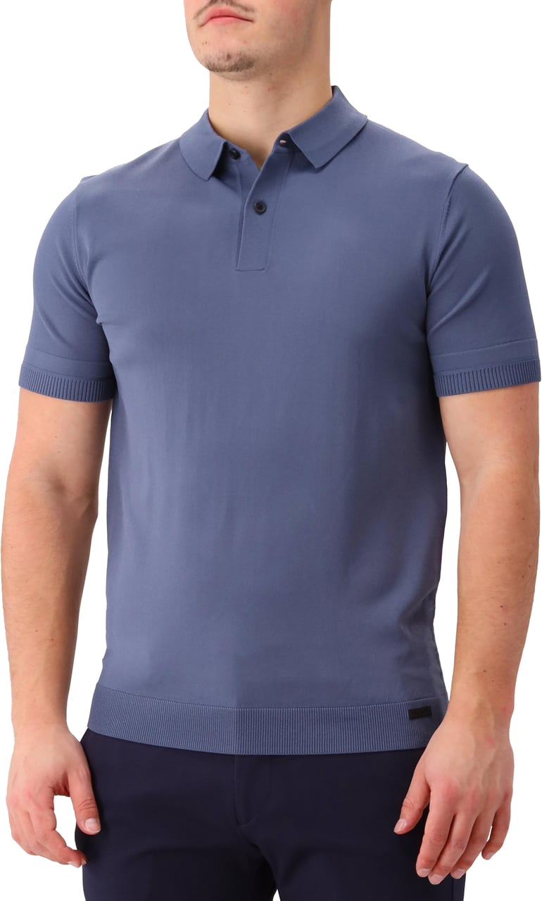 Genti Genti  Polos Blauw K2046-1260 Blauw