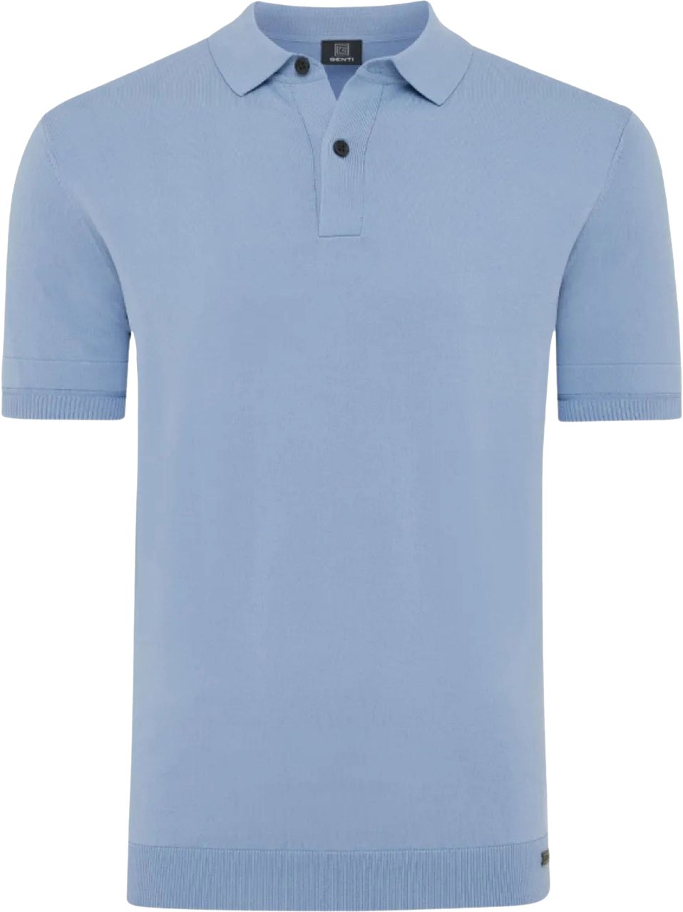 Genti Genti Polos Lichtblauw K2046-1260 Blauw