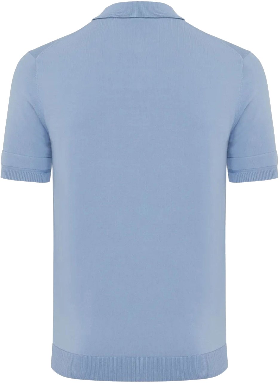 Genti Genti Polos Lichtblauw K2046-1260 Blauw