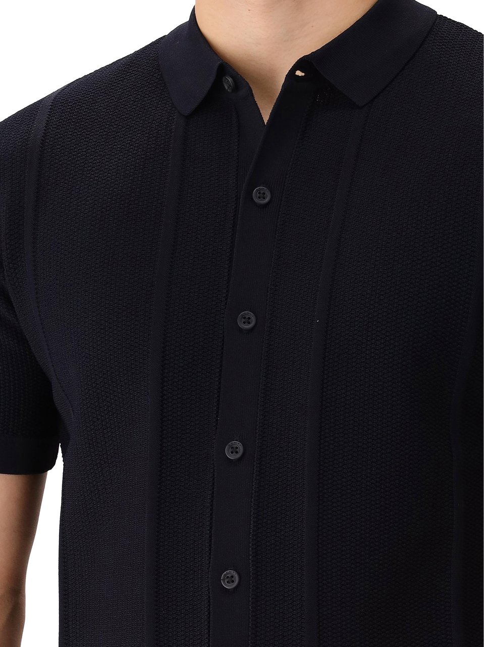 Genti Genti Shirt Blauw 8 Buttons Blauw