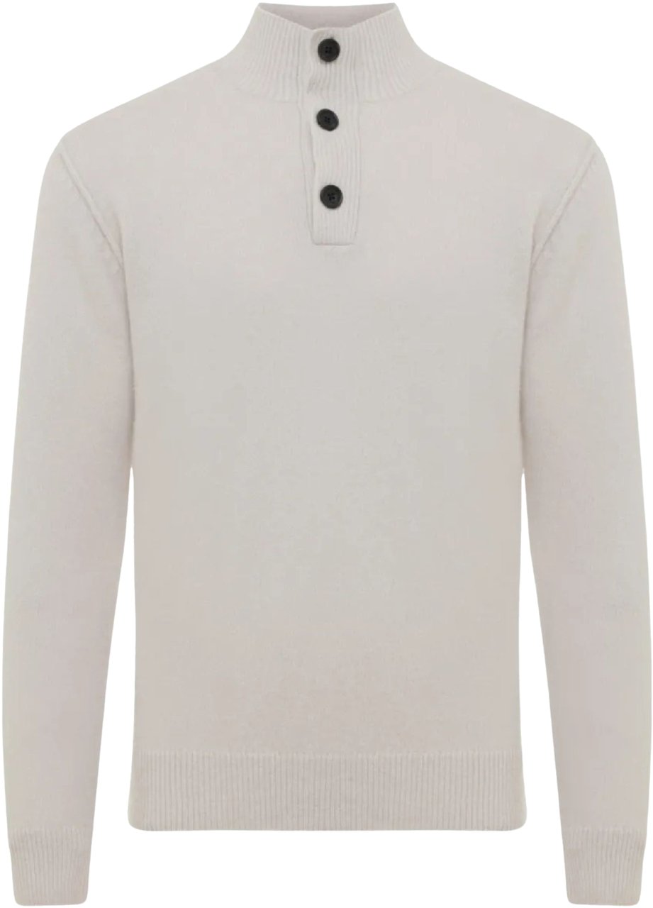 Genti Genti . Truien Off White K3139-3283 Wit
