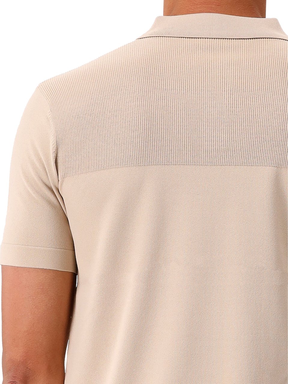 Genti Genti Polo Beige Button SS Beige