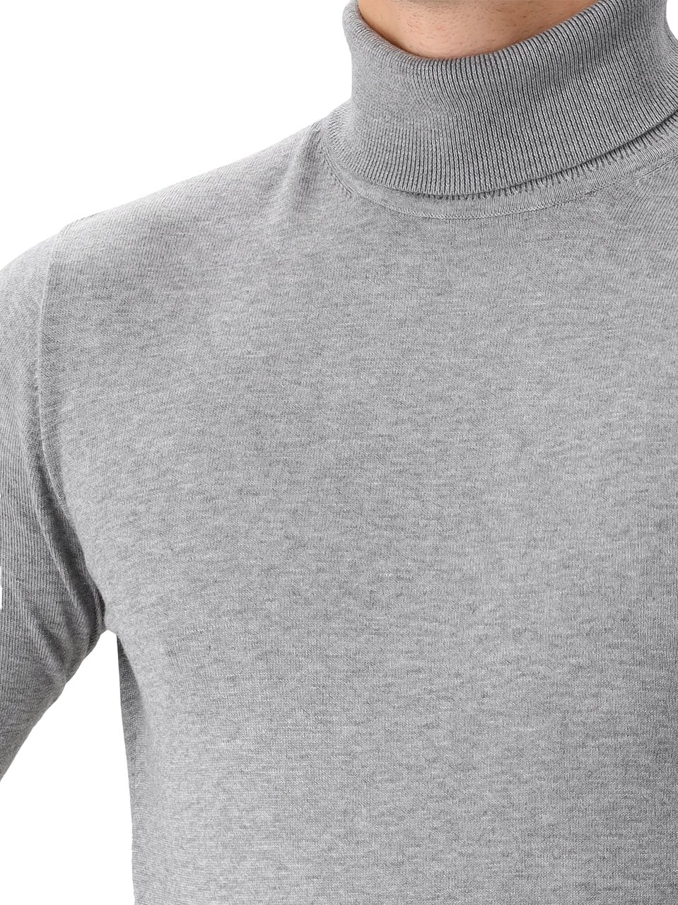 Genti Genti Coltrui Grijs Roll Neck LS Grijs