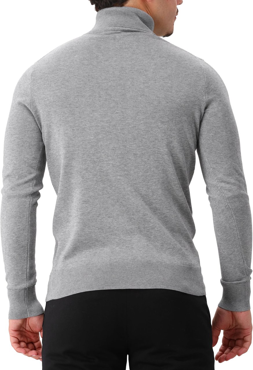 Genti Genti Coltrui Grijs Roll Neck LS Grijs