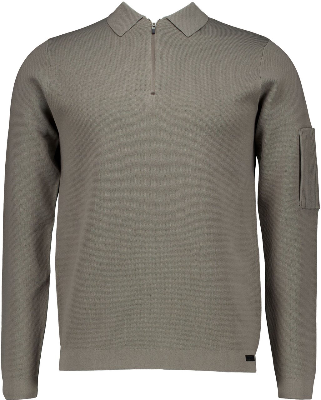 Genti Genti Polo Zip Ls Polos Groen K4117-1258 Groen