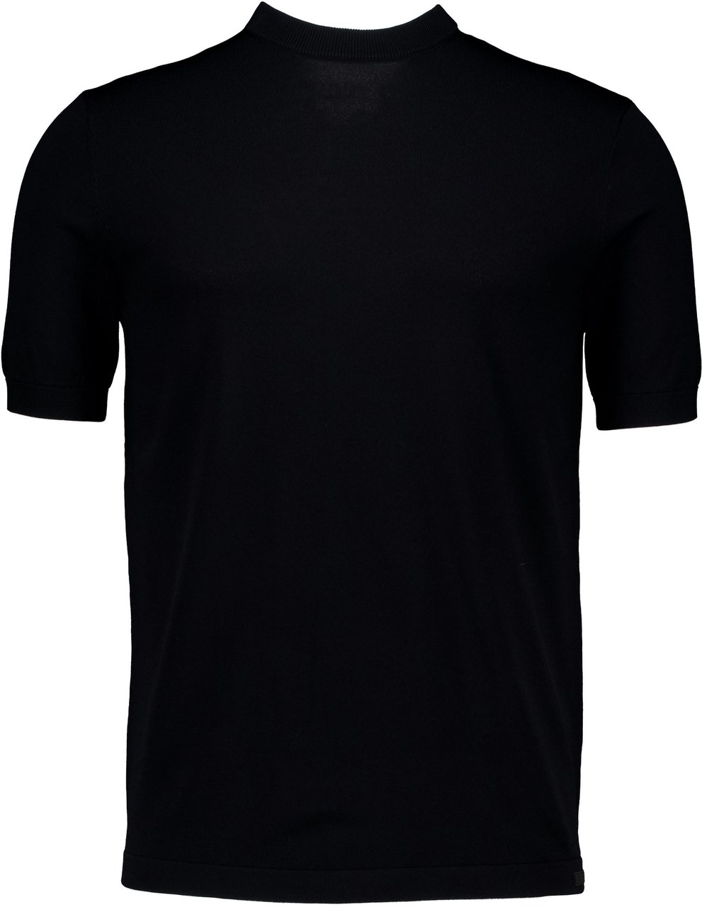 Genti Genti Round Neck Ss T-shirts Zwart K4120-1260 Zwart