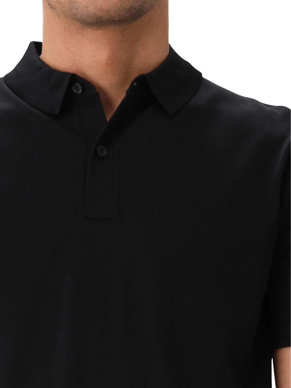 Genti Genti Polo 2 Buttons Ss Polos Zwart K4122-1260 Zwart