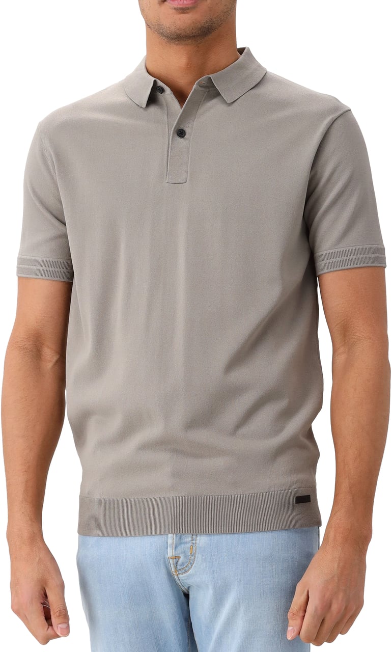 Genti Genti Polo 2 Buttons Ss Polos Groen K4122-1260 Groen