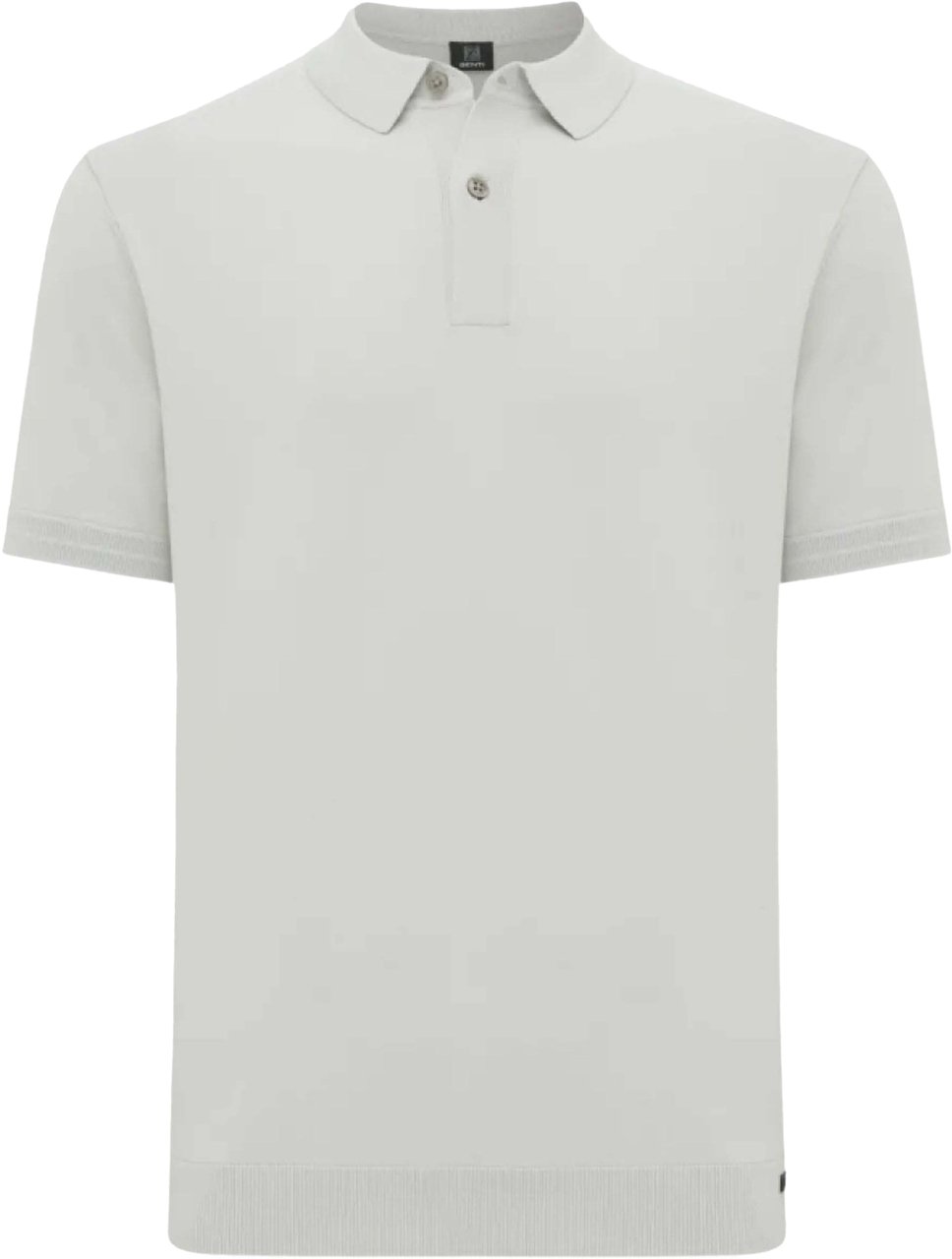 Genti Genti Polo 2 Buttons Ss Polos Lichtgroen K4122-1260 Groen