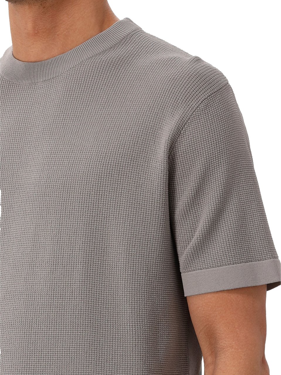 Genti Genti T-shirt Wit Round Neck SS Wit