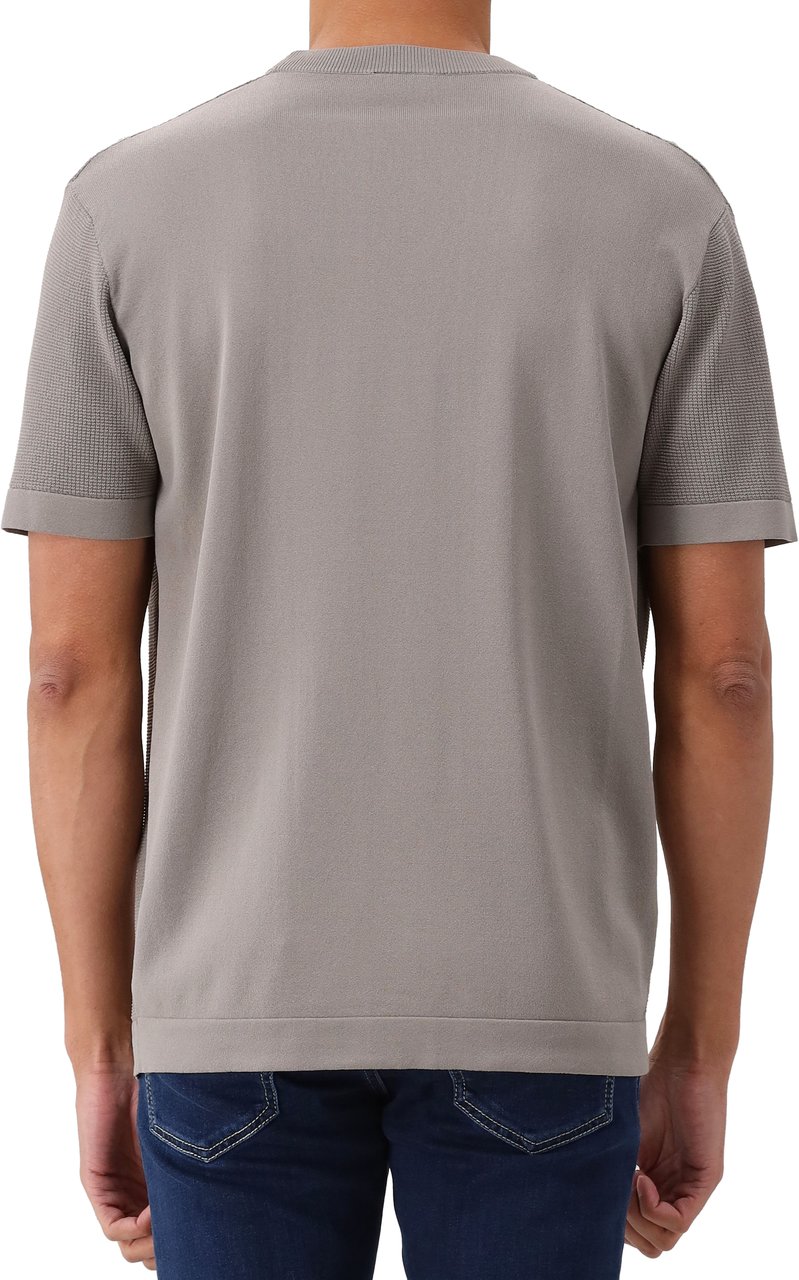 Genti Genti T-shirt Wit Round Neck SS Wit