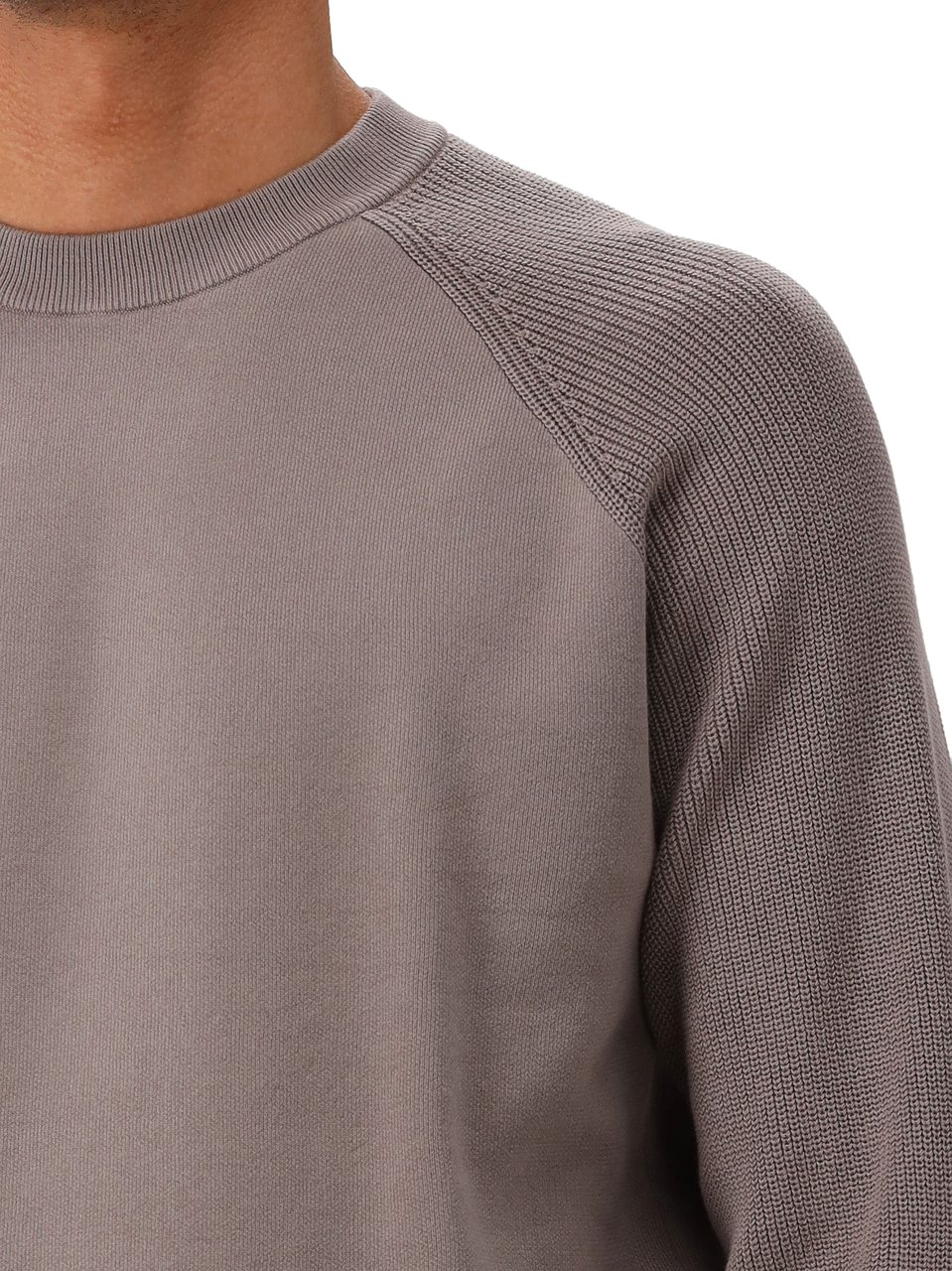 Genti Genti Trui Grijs Round Neck LS Grijs