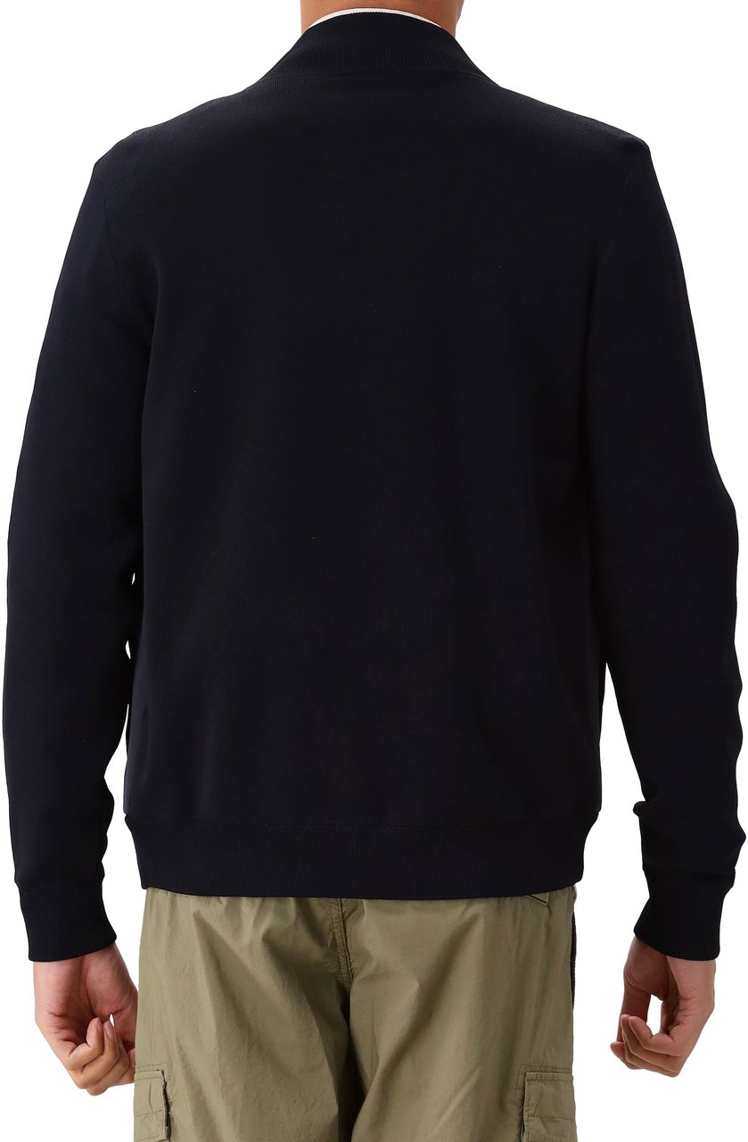 Genti Genti Gebreid Vest Blauw Blauw