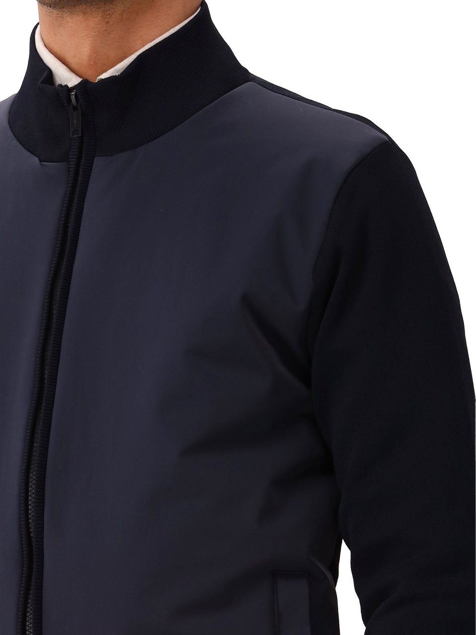 Genti Genti Gebreid Vest Blauw Blauw