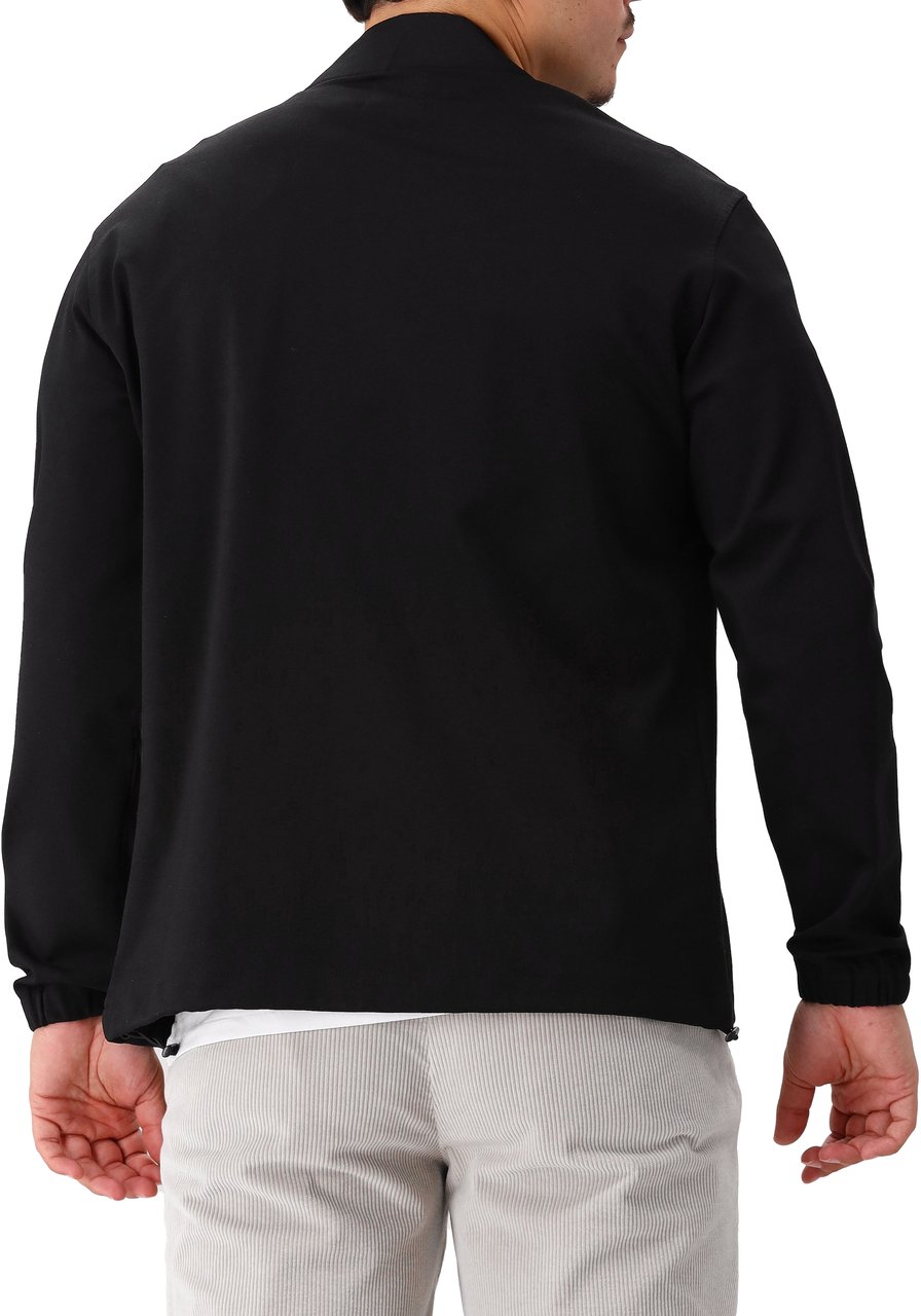 Genti Genti Overshirt Zwart Ryder Relaxed Fit Zwart