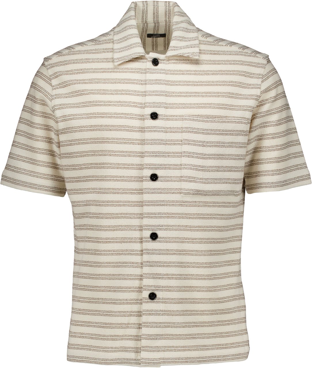 Genti S4294-1868 Korte Mouw Overhemden Beige S4294-1868 Beige