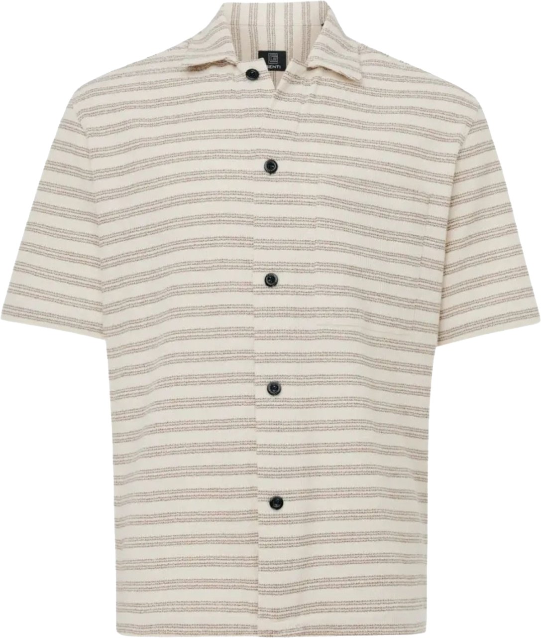 Genti S4294-1868 Korte Mouw Overhemden Beige S4294-1868 Beige