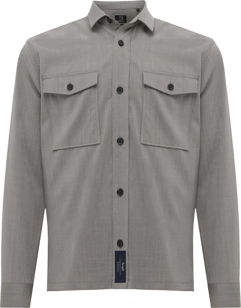 Genti Midtown Relaxed Fit T-shirts Grijs S4306-1999 Grijs