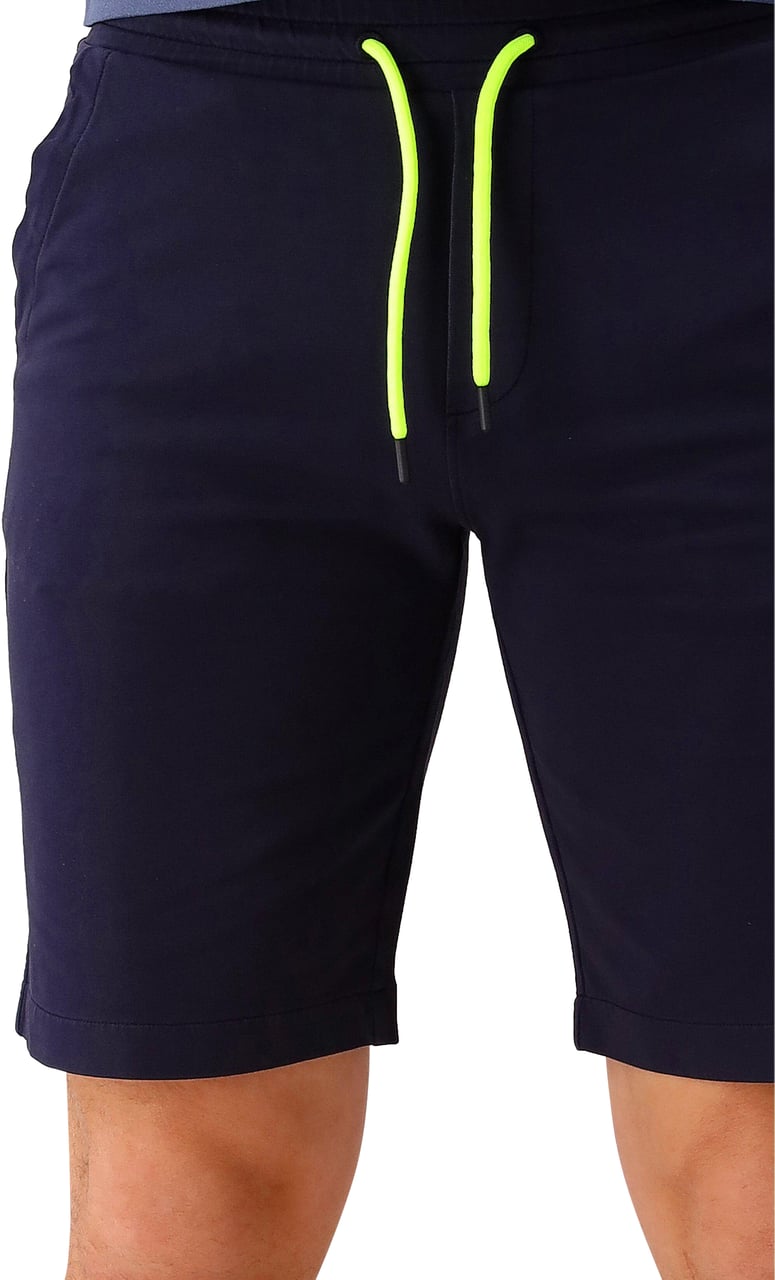 Genti Genti Kortebroek Blauw Jersey Shorts Blauw