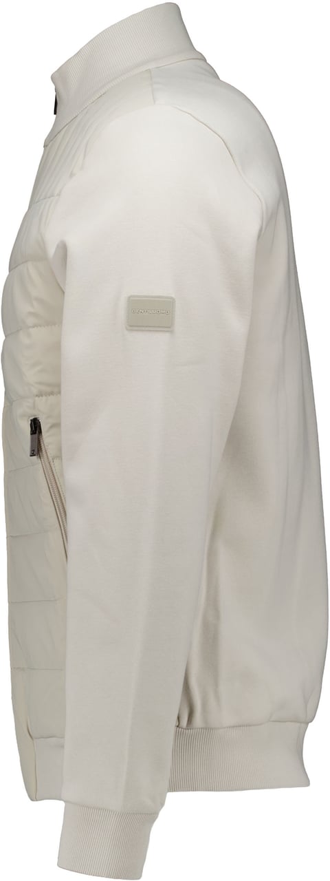 Gentiluomo Genti Cardigan Material Mix Vesten Zand J4119-228 Beige