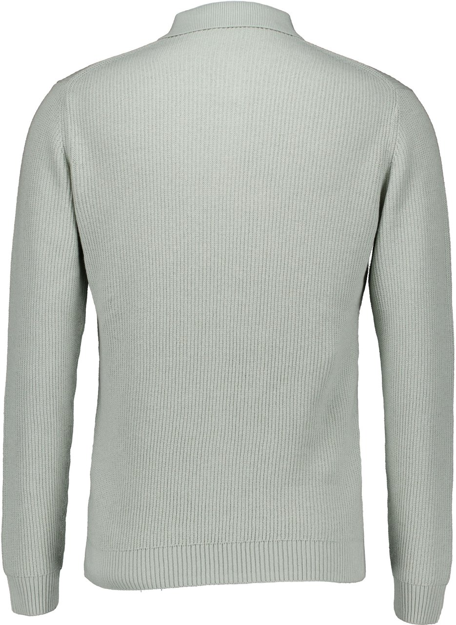 Gentiluomo Gentiluomo Polo 3 Buttons Ls Polos Lichtgroen K4166-274 Groen
