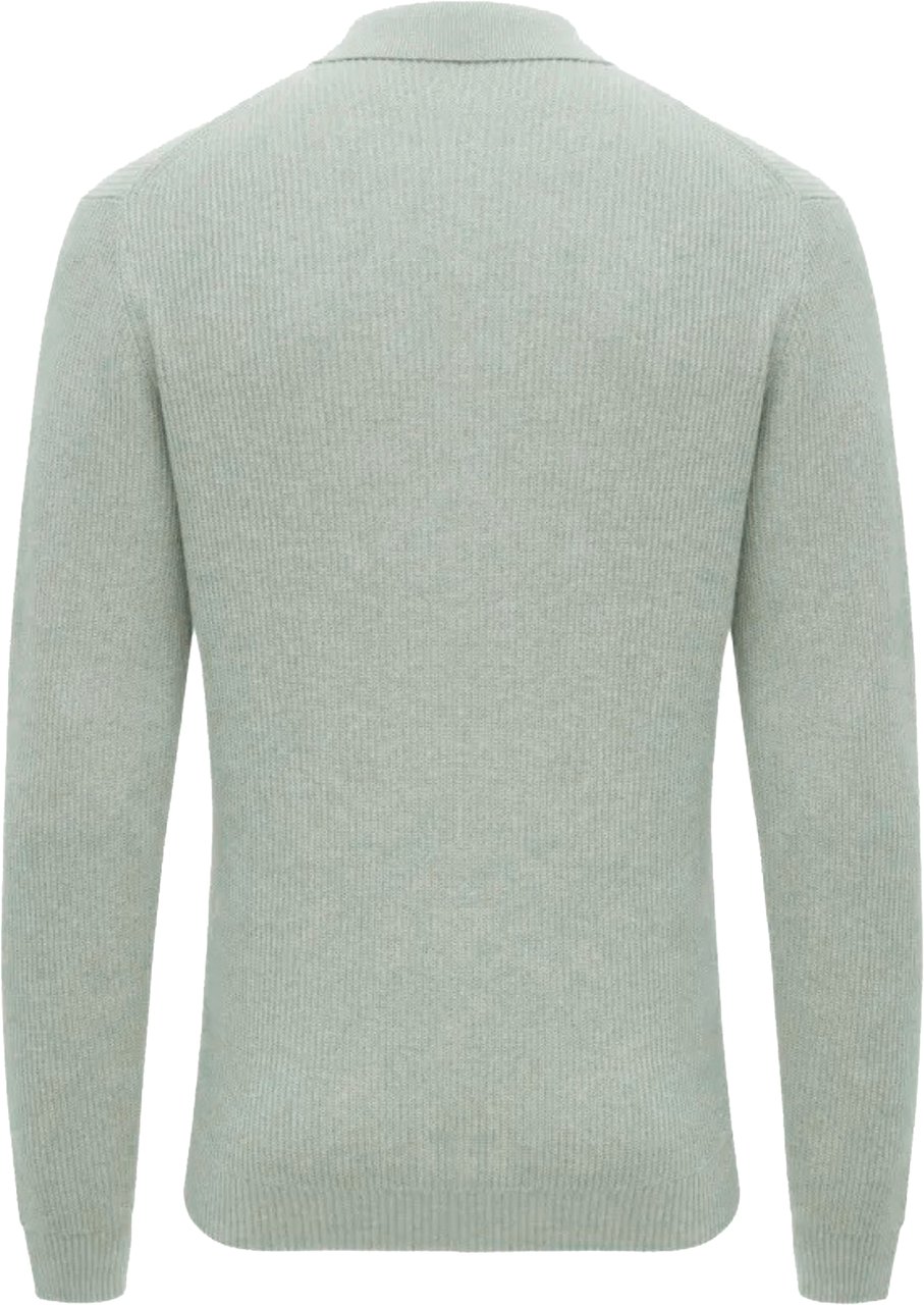 Gentiluomo Polo 3 Buttons Ls Polos Lichtgroen K4166-274 Groen