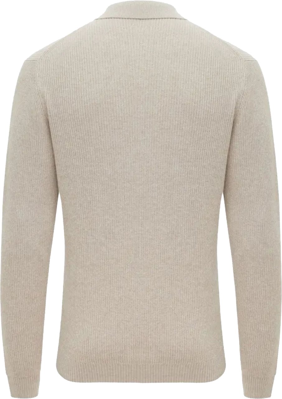Gentiluomo Polo 3 Buttons Ls Polos Zand K4166-274 Beige