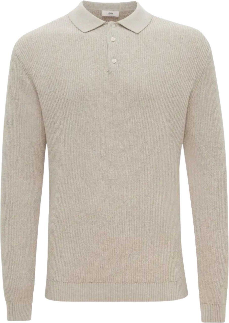 Gentiluomo Polo 3 Buttons Ls Polos Zand K4166-274 Beige