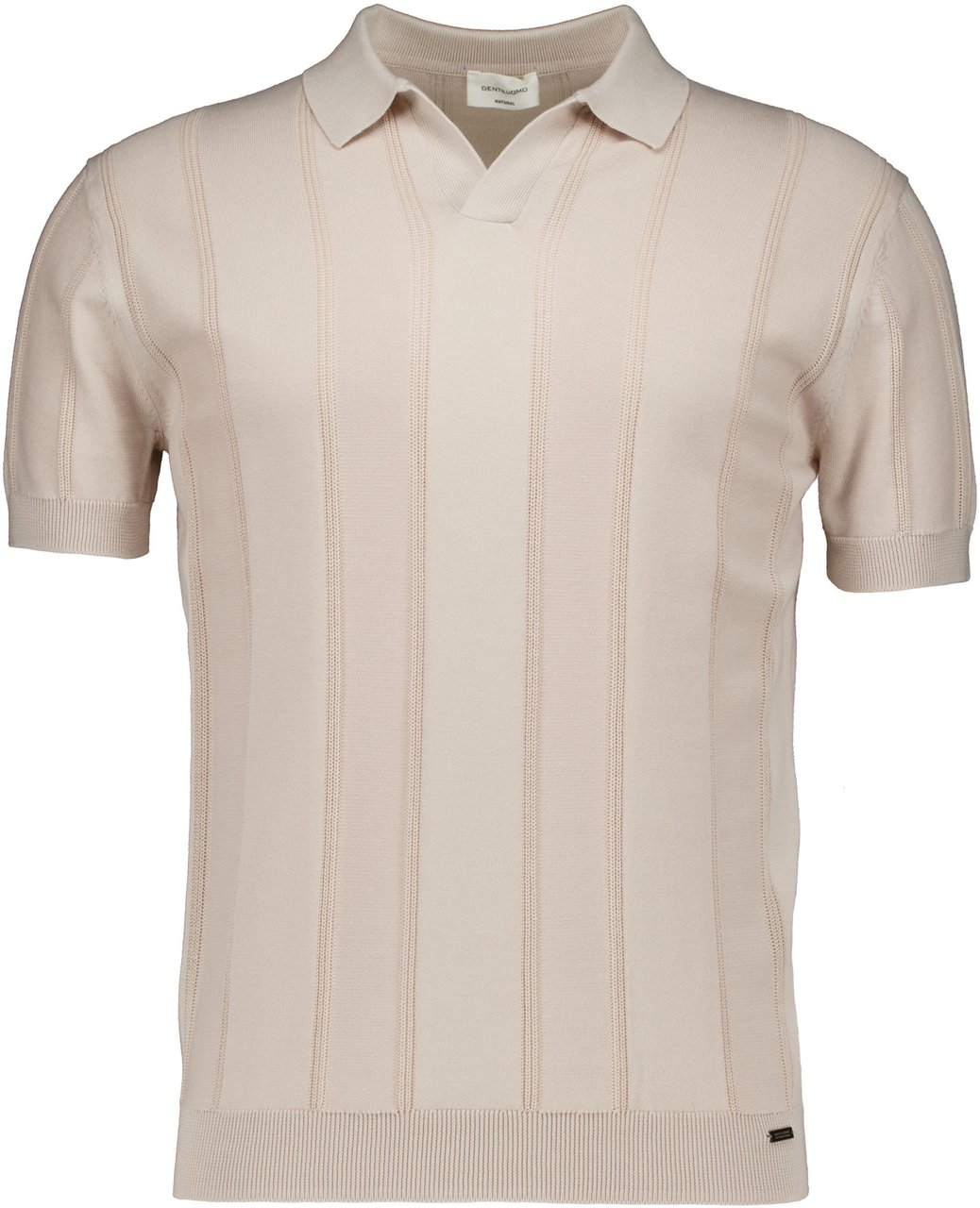 Gentiluomo Gentiluomo Polo No Buttons Ss Polos Zand K4201-282 Beige
