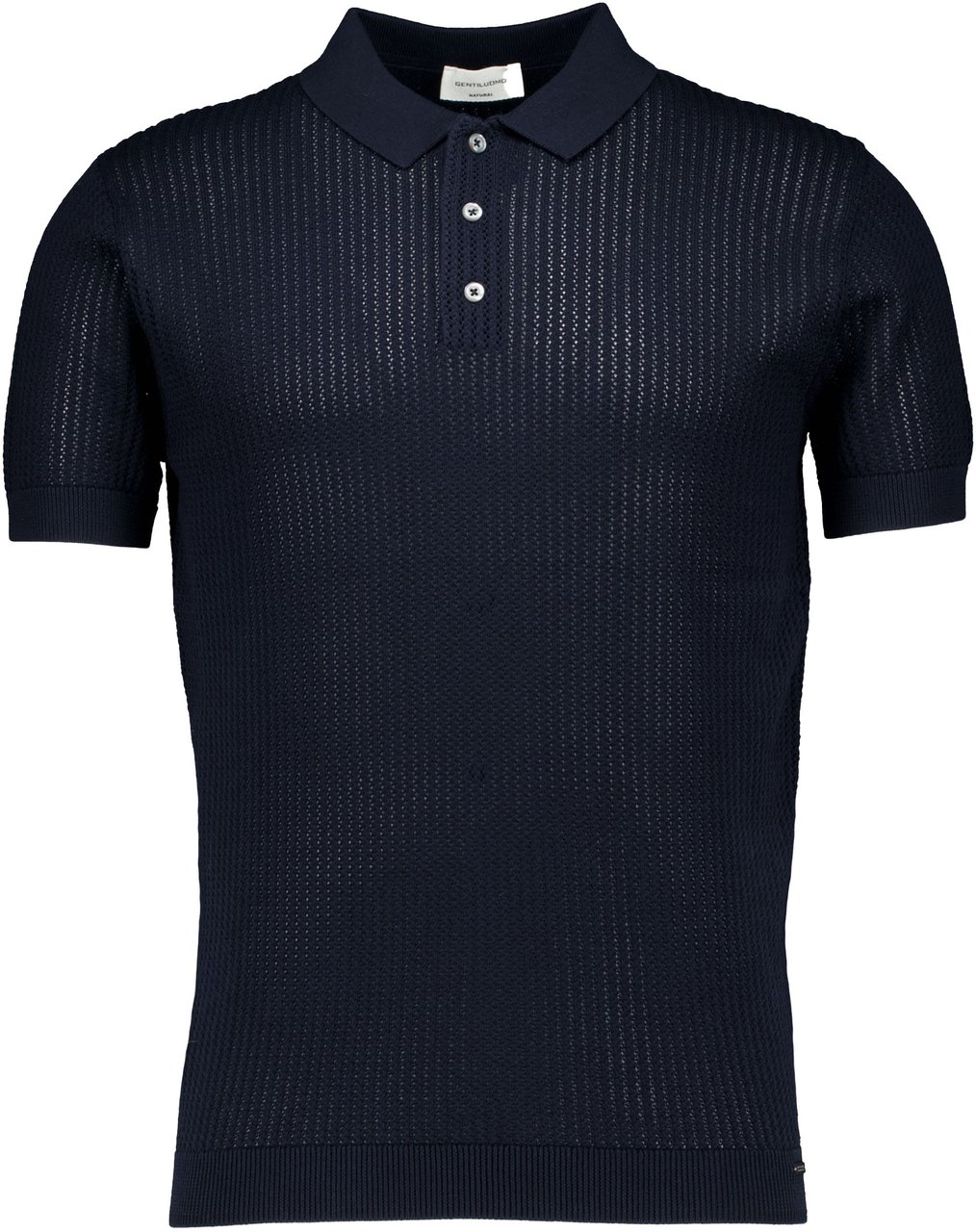 Gentiluomo Gentiluomo Polo 3 Buttons Ss Polos Donkerblauw K4219-282 Blauw