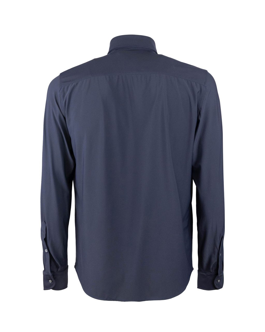 Ghirardelli Blue Slim Fit Classic Stretch Shirt Grijs