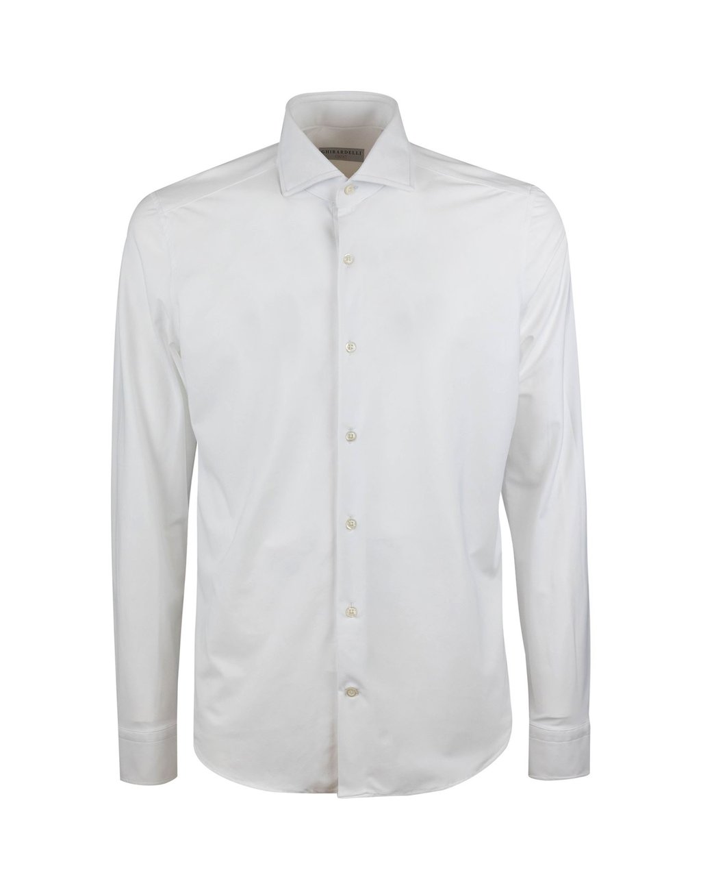 Ghirardelli White Stretch Classic Shirt Wit